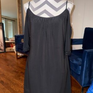 White House Black Market Black Midi Dress